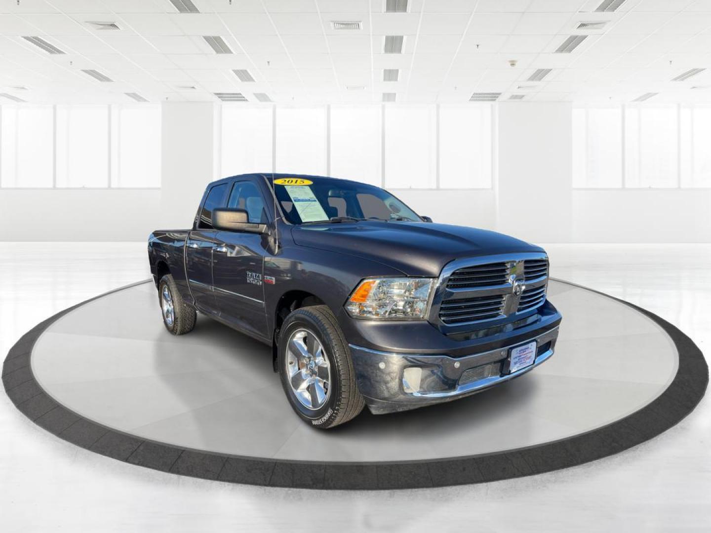 2015 Gray RAM 1500 SLT Quad Cab 4WD (1C6RR7GT2FS) with an 5.7L V8 OHV 16V engine, 6-Speed Automatic transmission, located at 401 Woodman Dr, Riverside, OH, 45431, (937) 908-9800, 39.760899, -84.123421 - Photo#0