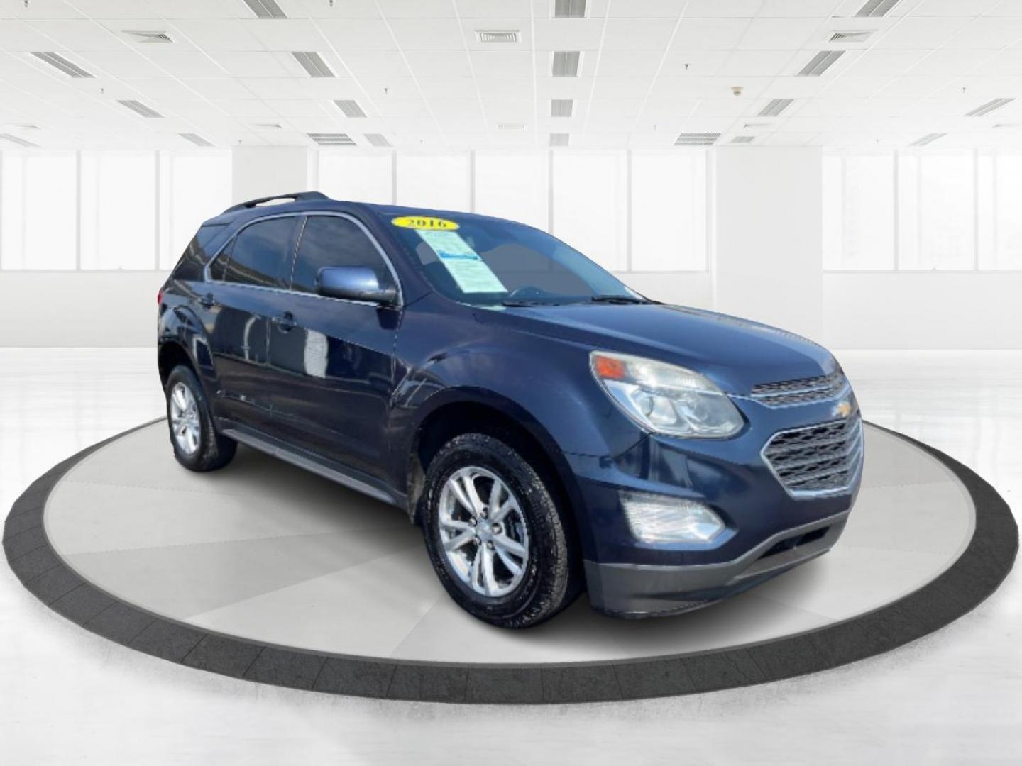 2016 Patriot Blue Metallic Chevrolet Equinox LT 2WD (2GNALCEK8G1) with an 2.4L L4 DOHC 16V FFV engine, 6A transmission, located at 1099 N County Rd 25A, Troy, OH, 45373, (937) 908-9800, 40.057079, -84.212883 - Photo#0