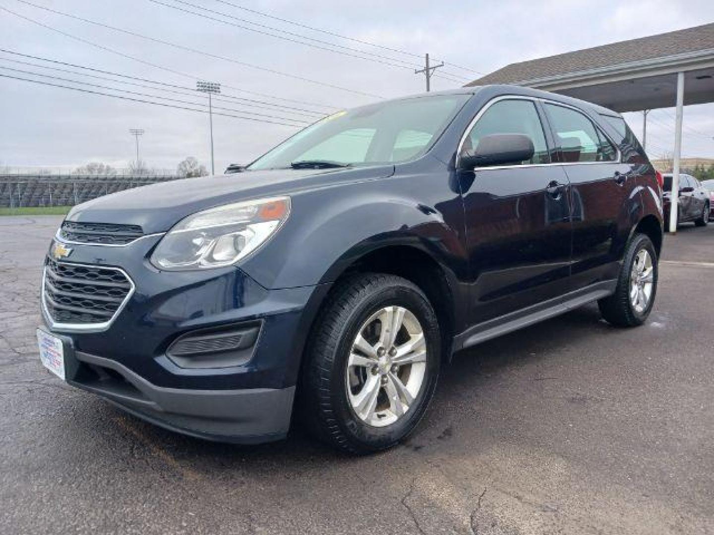 2016 Blue Velvet Metallic Chevrolet Equinox LS 2WD (2GNALBEK2G1) with an 2.4L L4 DOHC 16V FFV engine, 6-Speed Automatic transmission, located at 1230 East Main St, Xenia, OH, 45385, (937) 908-9800, 39.688026, -83.910172 - Photo#2