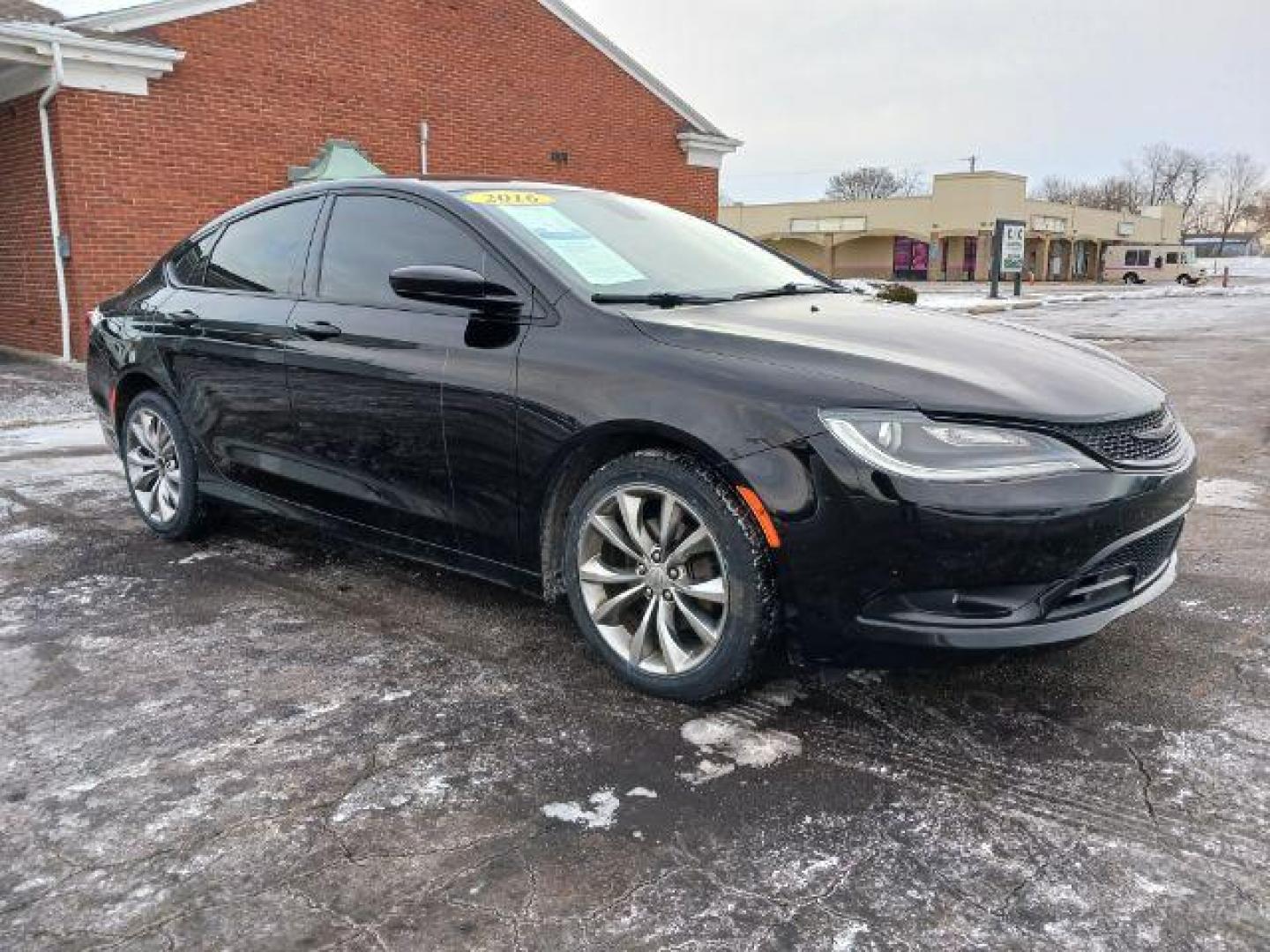 2016 Black Clear Coat Chrysler 200 S (1C3CCCBB9GN) with an 2.4L L4 DOHC 16V engine, 9-Speed Automatic transmission, located at 1099 N County Rd 25A, Troy, OH, 45373, (937) 908-9800, 40.057079, -84.212883 - Photo#0