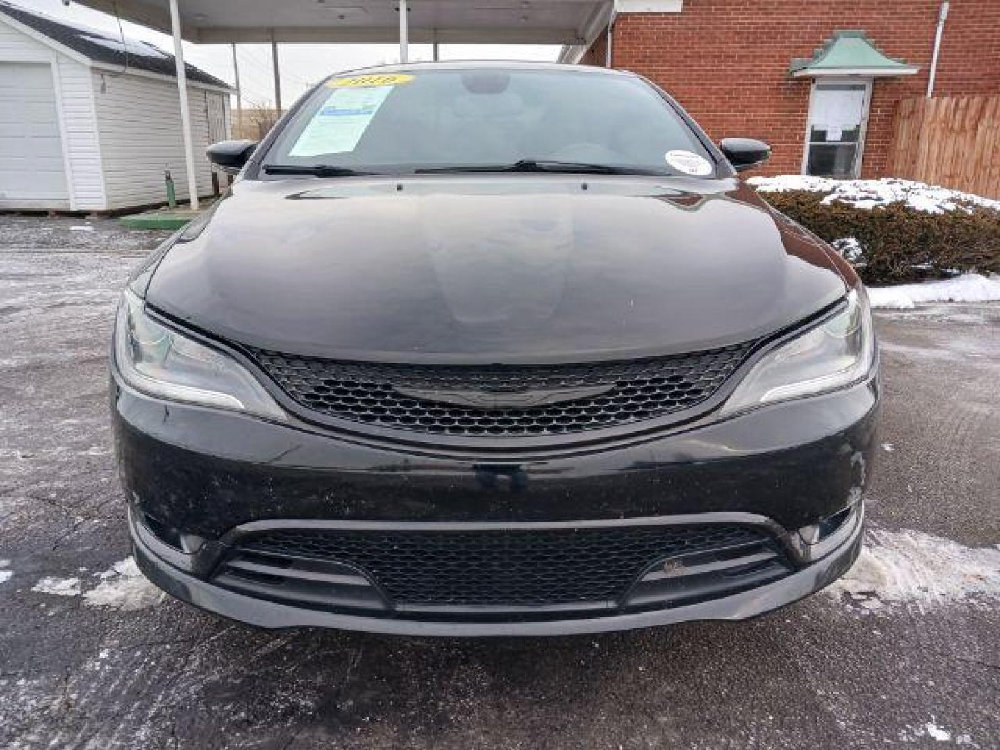 2016 Black Clear Coat Chrysler 200 S (1C3CCCBB9GN) with an 2.4L L4 DOHC 16V engine, 9-Speed Automatic transmission, located at 1099 N County Rd 25A, Troy, OH, 45373, (937) 908-9800, 40.057079, -84.212883 - Photo#1