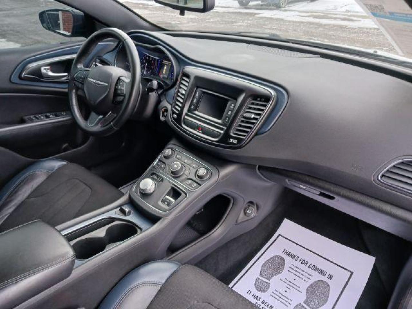 2016 Black Clear Coat Chrysler 200 S (1C3CCCBB9GN) with an 2.4L L4 DOHC 16V engine, 9-Speed Automatic transmission, located at 1099 N County Rd 25A, Troy, OH, 45373, (937) 908-9800, 40.057079, -84.212883 - Photo#8