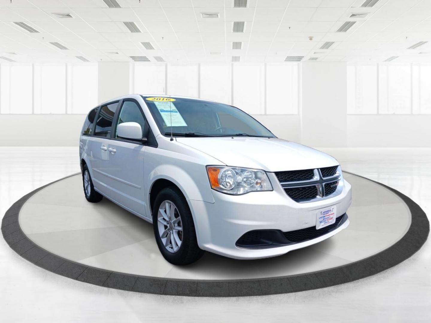 2016 Bright White Clear Coat Dodge Grand Caravan SXT (2C4RDGCG0GR) with an 3.6L V6 DOHC 24V engine, 6A transmission, located at 1184 Kauffman Ave, Fairborn, OH, 45324, (937) 908-9800, 39.807072, -84.030914 - Photo#0