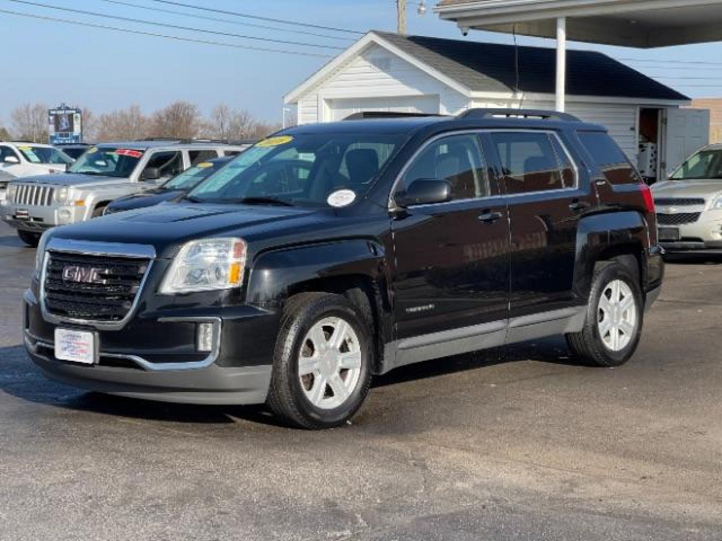 2016 Onyx Black GMC Terrain SLE2 AWD (2GKFLTEK4G6) with an 2.4L L4 DOHC 16V engine, 6-Speed Automatic transmission, located at 401 Woodman Dr, Riverside, OH, 45431, (937) 908-9800, 39.760899, -84.123421 - Photo#1