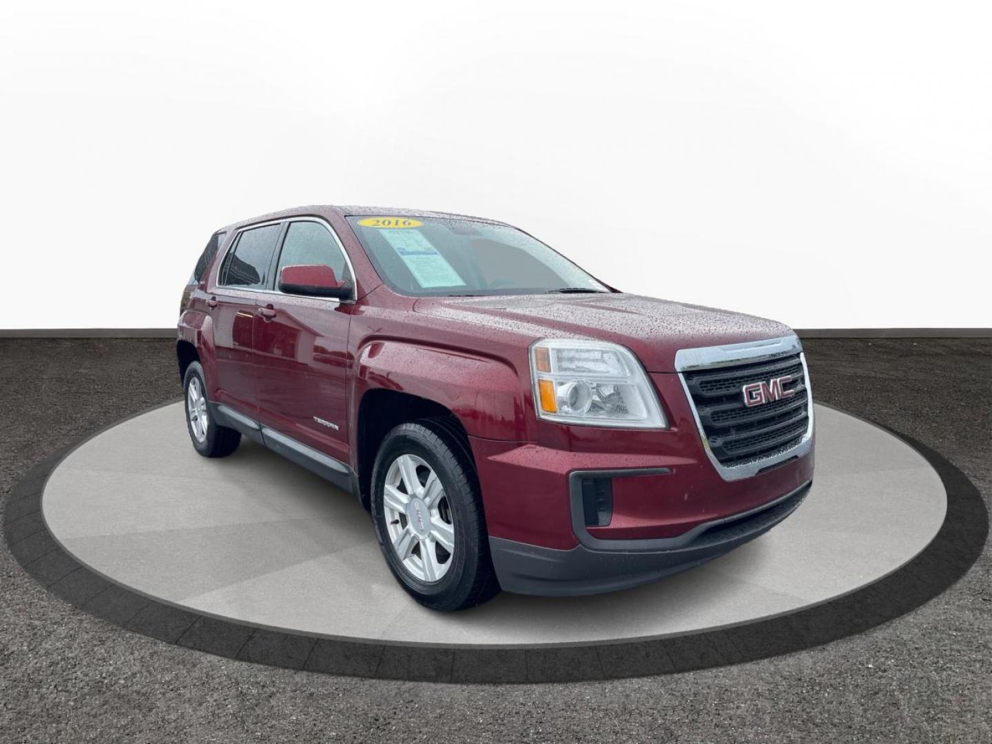 2016 Crimson Red Tintcoat GMC Terrain SLE1 FWD (2GKALMEK9G6) with an 2.4L L4 DOHC 16V engine, 6-Speed Automatic transmission, located at 4508 South Dixie Dr, Moraine, OH, 45439, (937) 908-9800, 39.689976, -84.218452 - Photo#0