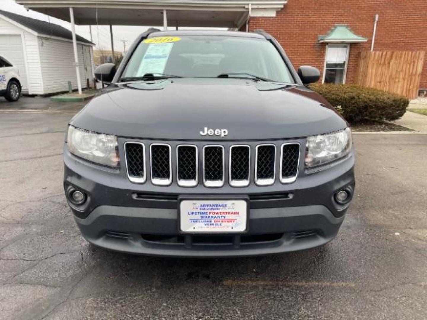 2016 Blue Jeep Compass Sport 4WD (1C4NJDBB5GD) with an 2.4L L4 DOHC 16V engine, located at 1230 East Main St, Xenia, OH, 45385, (937) 908-9800, 39.688026, -83.910172 - Photo#2