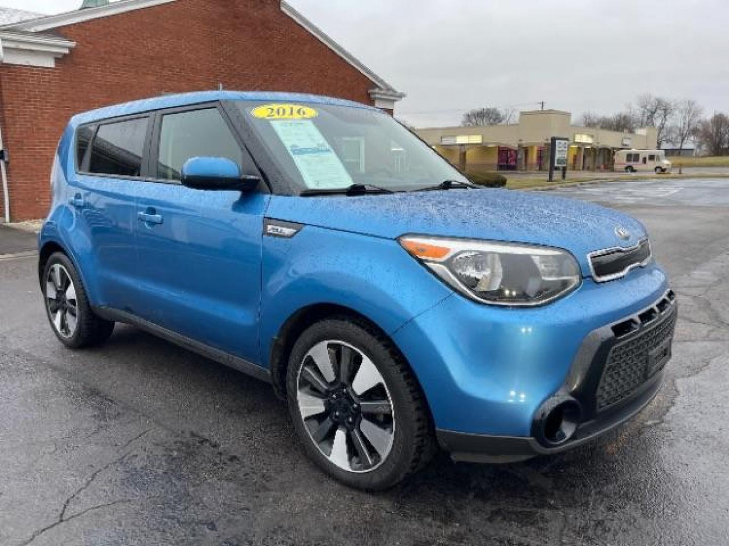 2016 Fathom Blue Kia Soul + (KNDJP3A52G7) with an 2.0L L4 DOHC 16V engine, 6-Speed Automatic transmission, located at 401 Woodman Dr, Riverside, OH, 45431, (937) 908-9800, 39.760899, -84.123421 - Photo#0