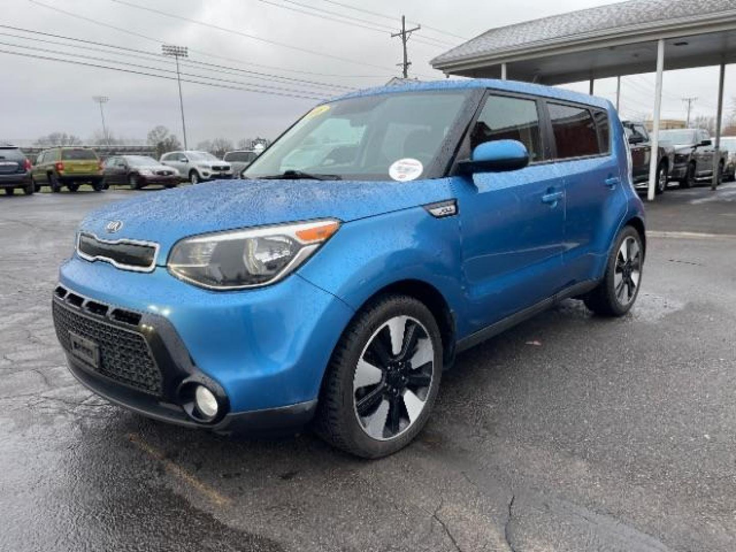 2016 Fathom Blue Kia Soul + (KNDJP3A52G7) with an 2.0L L4 DOHC 16V engine, 6-Speed Automatic transmission, located at 401 Woodman Dr, Riverside, OH, 45431, (937) 908-9800, 39.760899, -84.123421 - Photo#1