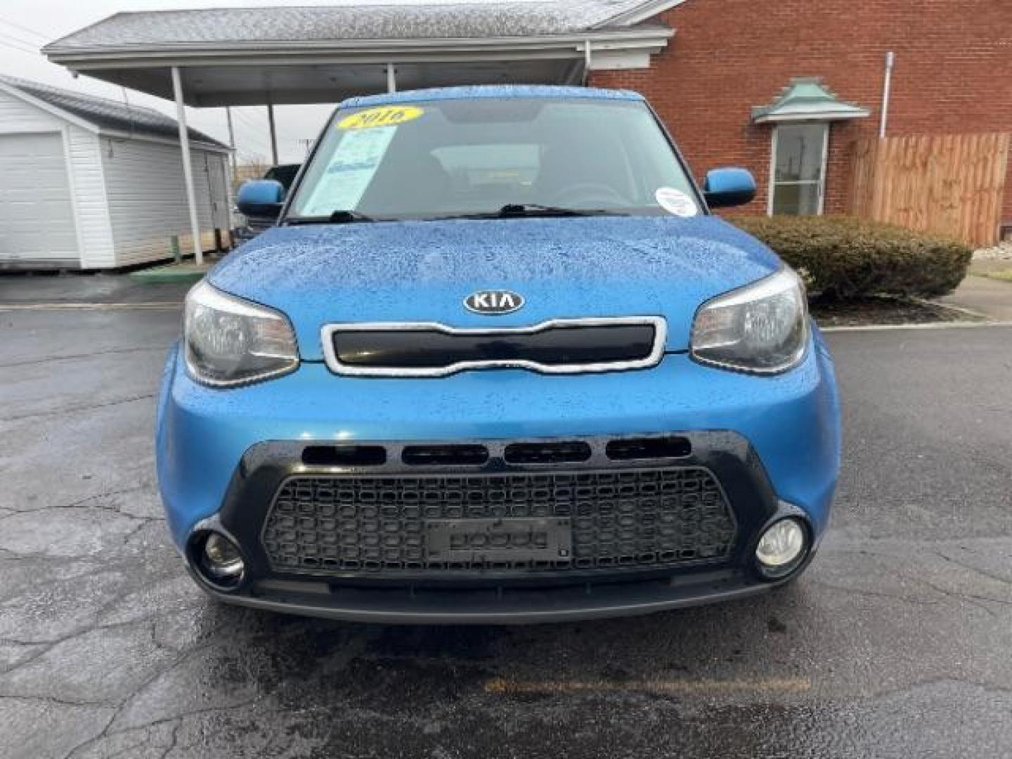 2016 Fathom Blue Kia Soul + (KNDJP3A52G7) with an 2.0L L4 DOHC 16V engine, 6-Speed Automatic transmission, located at 401 Woodman Dr, Riverside, OH, 45431, (937) 908-9800, 39.760899, -84.123421 - Photo#2