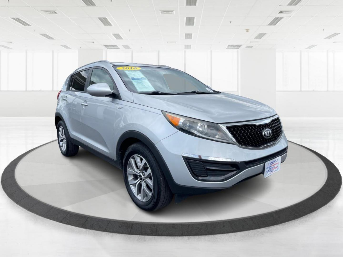 2016 Bright Silver Kia Sportage LX AWD (KNDPBCAC3G7) with an 2.4L V6 DOHC 24V engine, 6-Speed Automatic transmission, located at 1184 Kauffman Ave, Fairborn, OH, 45324, (937) 908-9800, 39.807072, -84.030914 - Photo#0