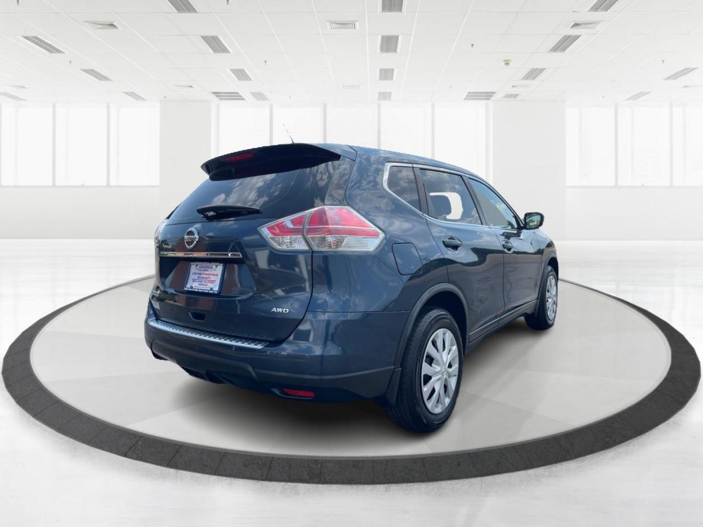 2016 Arctic Blue Metallic Nissan Rogue S AWD (KNMAT2MVXGP) with an 2.5L L4 DOHC 16V engine, Continuously Variable Transmission transmission, located at 1099 N County Rd 25A, Troy, OH, 45373, (937) 908-9800, 40.057079, -84.212883 - Photo#2