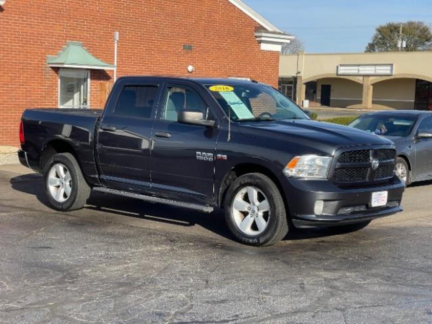 2016 Granite Crystal Metallic Clear Coat RAM 1500 Tradesman Crew Cab SWB 4WD (3C6RR7KTXGG) with an 5.7L V8 OHV 16V engine, 8-Speed Automatic transmission, located at 401 Woodman Dr, Riverside, OH, 45431, (937) 908-9800, 39.760899, -84.123421 - Photo#0