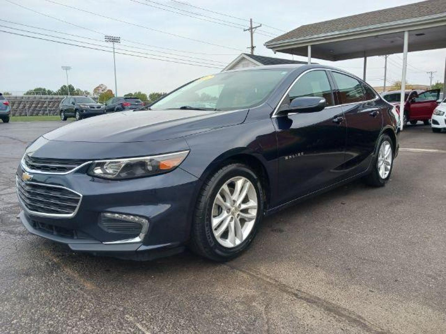 2017 Arctic Blue Metallic Chevrolet Malibu 1LT (1G1ZE5ST5HF) with an 1.5L L4 DOHC 16V engine, 6-Speed Automatic transmission, located at 1184 Kauffman Ave, Fairborn, OH, 45324, (937) 908-9800, 39.807072, -84.030914 - Photo#2