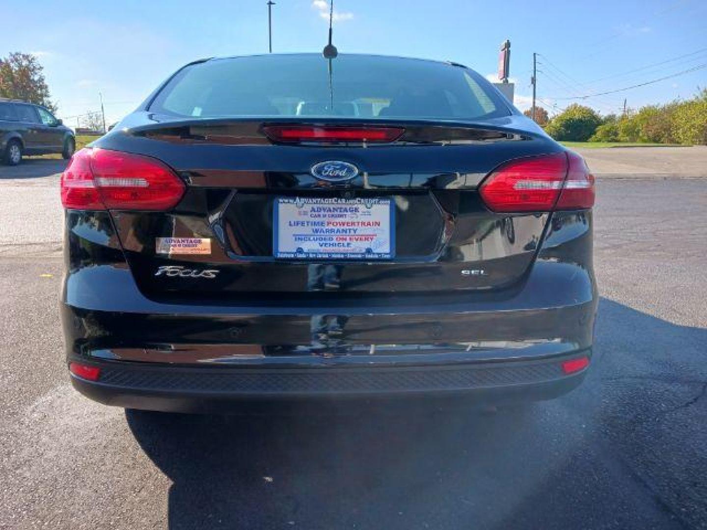 2017 Shadow Black Ford Focus SEL Sedan (1FADP3H2XHL) with an 2.0L L4 DOHC 16V engine, located at 880 E. National Road, Vandalia, OH, 45377, (937) 908-9800, 39.891918, -84.183594 - Photo#5