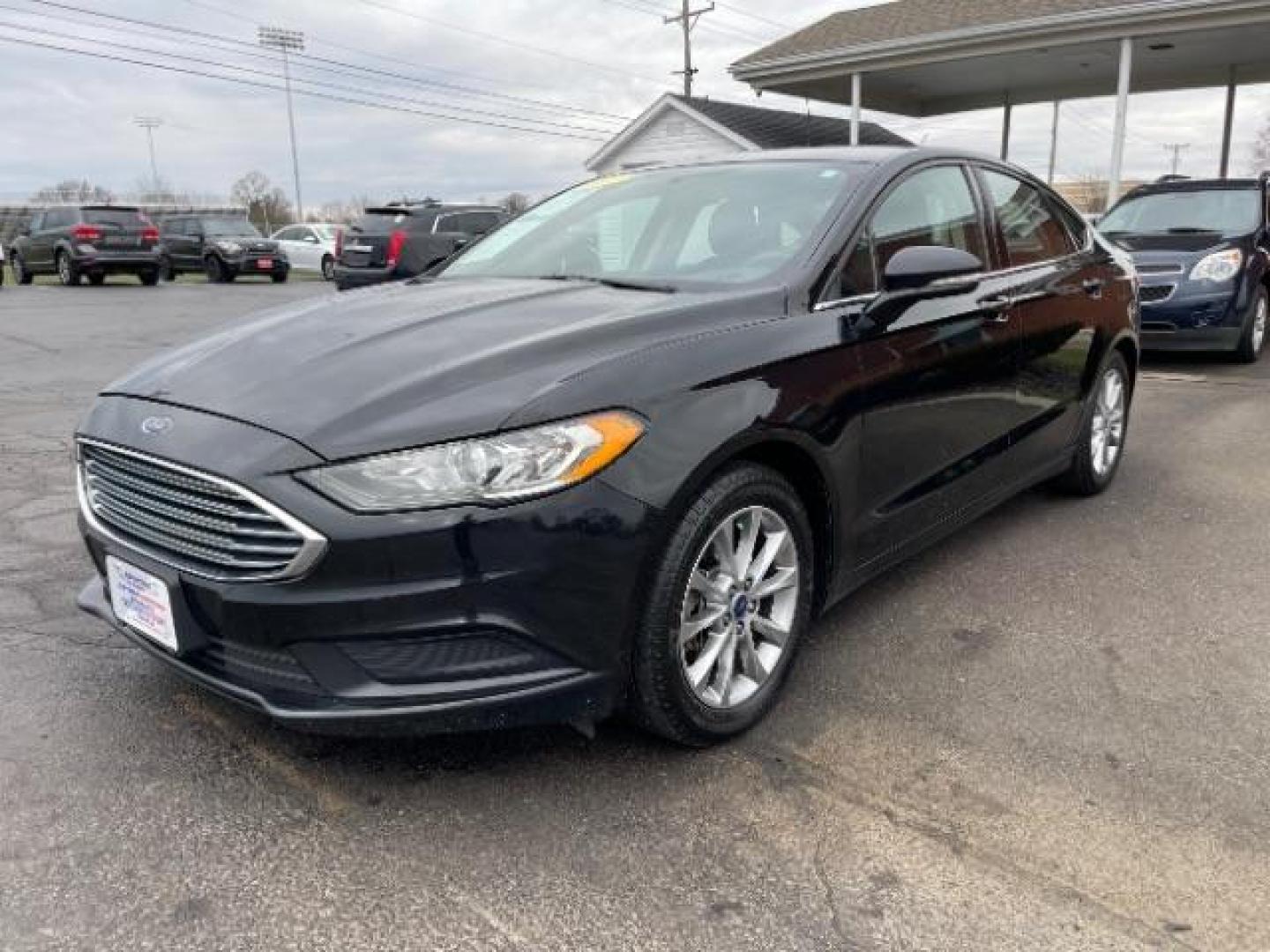 2017 Shadow Black Ford Fusion SE (3FA6P0HD7HR) with an 1.5L L4 DOHC 16V engine, 6-Speed Automatic transmission, located at 401 Woodman Dr, Riverside, OH, 45431, (937) 908-9800, 39.760899, -84.123421 - Photo#1