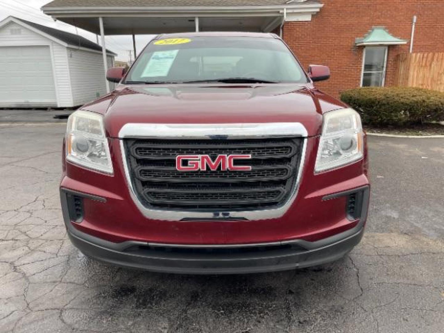 2017 Crimson Red Tintcoat GMC Terrain SLE2 AWD (2GKFLSEKXH6) with an 2.4L L4 DOHC 16V engine, 6-Speed Automatic transmission, located at 1099 N County Rd 25A, Troy, OH, 45373, (937) 908-9800, 40.057079, -84.212883 - Photo#3