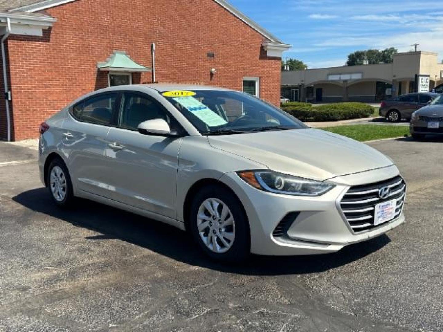 2017 Mineral Beige Pearl Hyundai Elantra SE 6AT (5NPD74LF7HH) with an 1.8L L4 DOHC 16V engine, 6-Speed Automatic transmission, located at 1230 East Main St, Xenia, OH, 45385, (937) 908-9800, 39.688026, -83.910172 - Photo#0