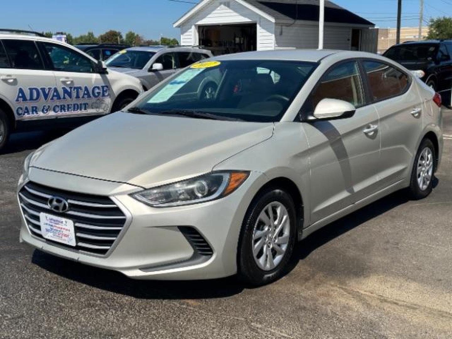 2017 Mineral Beige Pearl Hyundai Elantra SE 6AT (5NPD74LF7HH) with an 1.8L L4 DOHC 16V engine, 6-Speed Automatic transmission, located at 1230 East Main St, Xenia, OH, 45385, (937) 908-9800, 39.688026, -83.910172 - Photo#2