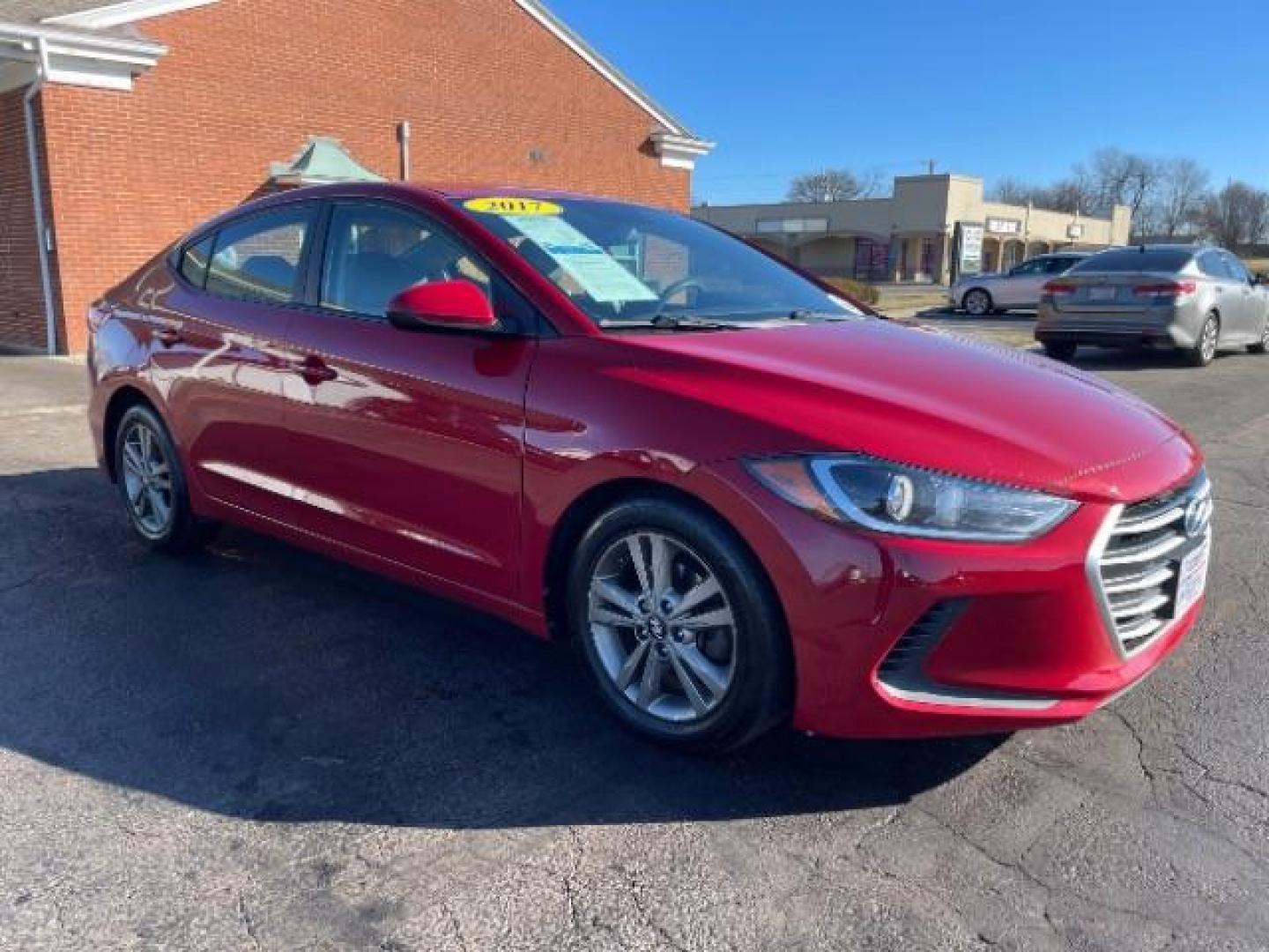 2017 Red Hyundai Elantra SE (5NPD84LF1HH) , Auto transmission, located at 4508 South Dixie Dr, Moraine, OH, 45439, (937) 908-9800, 39.689976, -84.218452 - Photo#0