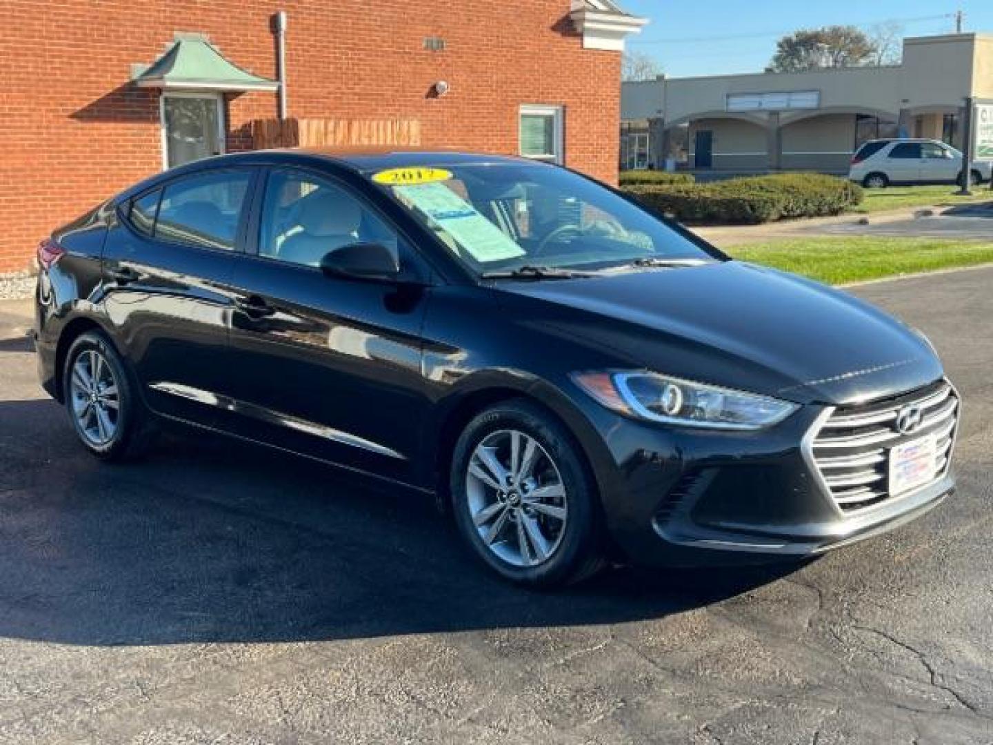 2017 Black Hyundai Elantra SE (KMHD84LF3HU) , located at 1951 S Dayton Lakeview Rd., New Carlisle, OH, 45344, (937) 908-9800, 39.890999, -84.050255 - Photo#0