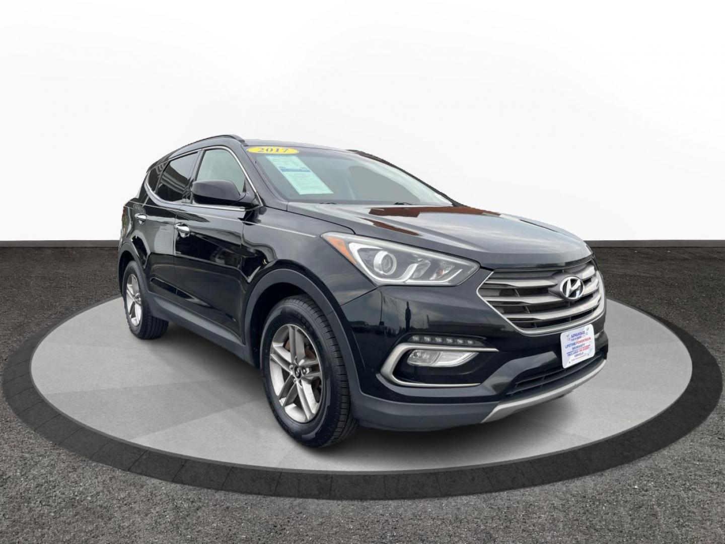 2017 Twilight Black Hyundai Santa Fe Sport 2.4 FWD (5NMZU3LB5HH) with an 2.4L L4 DOHC 16V engine, 6-Speed Automatic transmission, located at 401 Woodman Dr, Riverside, OH, 45431, (937) 908-9800, 39.760899, -84.123421 - Photo#0