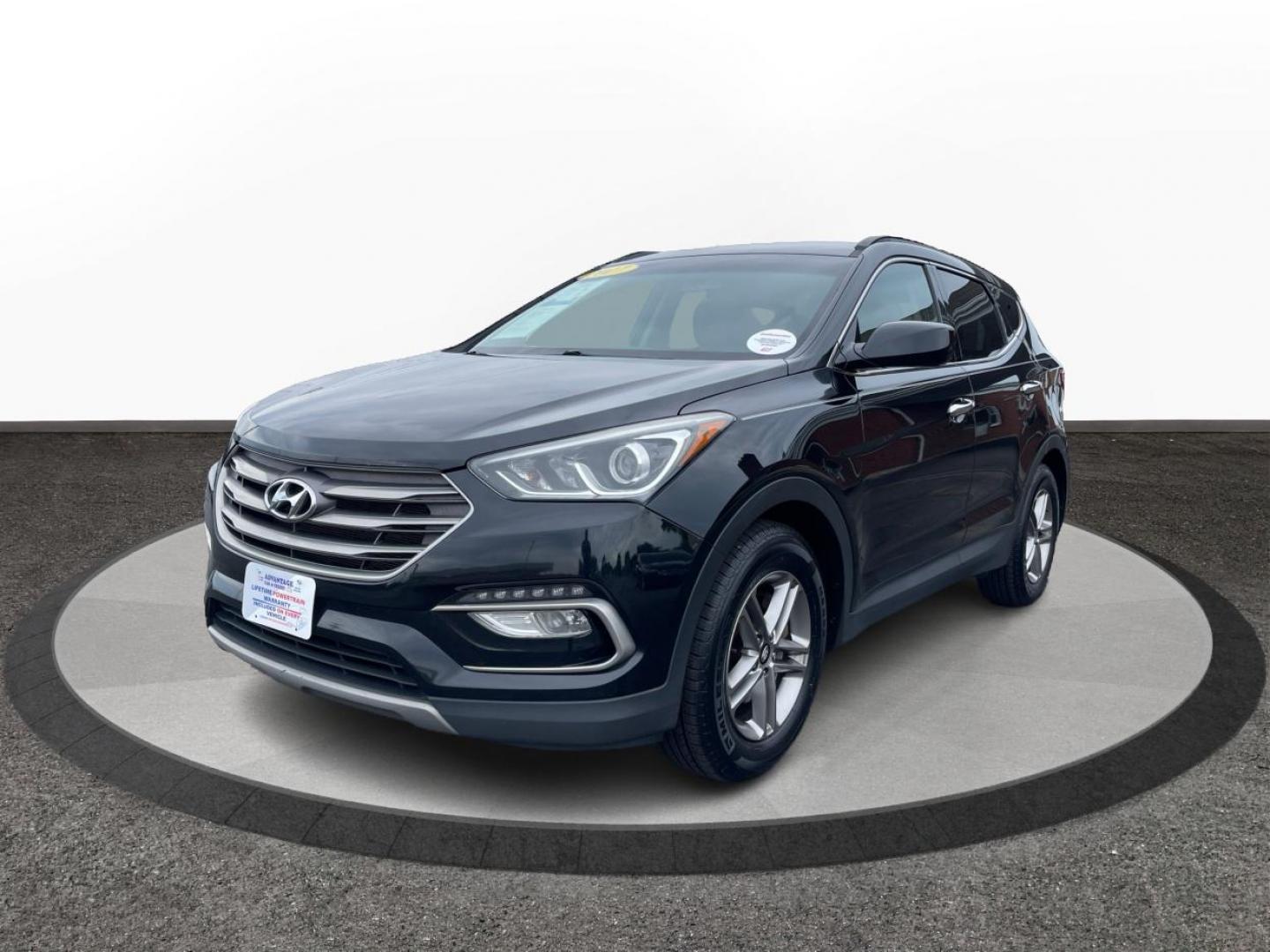 2017 Twilight Black Hyundai Santa Fe Sport 2.4 FWD (5NMZU3LB5HH) with an 2.4L L4 DOHC 16V engine, 6-Speed Automatic transmission, located at 401 Woodman Dr, Riverside, OH, 45431, (937) 908-9800, 39.760899, -84.123421 - Photo#7