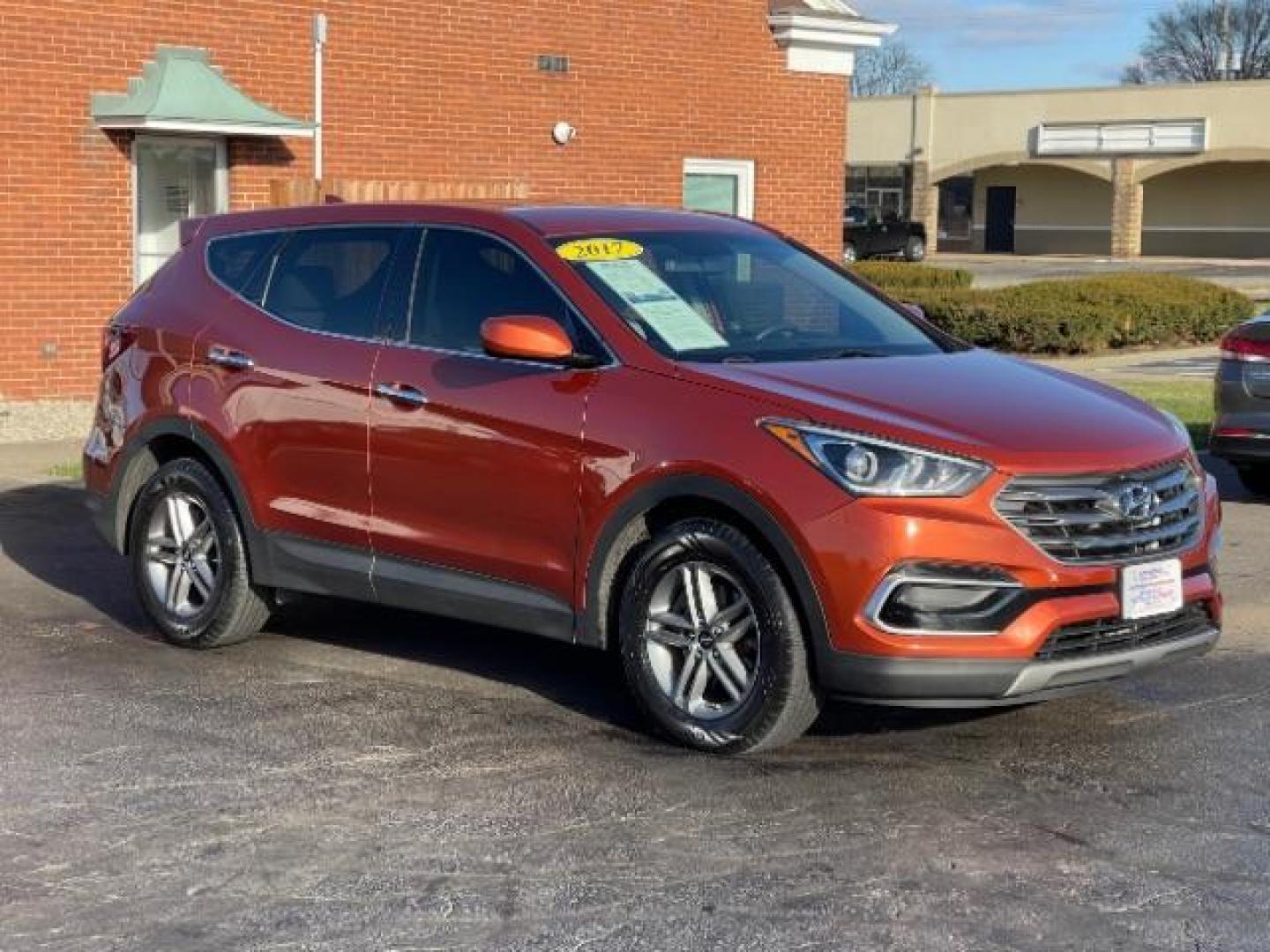 2017 Canyon Copper Hyundai Santa Fe Sport 2.4 FWD (5XYZT3LB8HG) with an 2.4L L4 DOHC 16V engine, 6-Speed Automatic transmission, located at 1230 East Main St, Xenia, OH, 45385, (937) 908-9800, 39.688026, -83.910172 - Photo#0