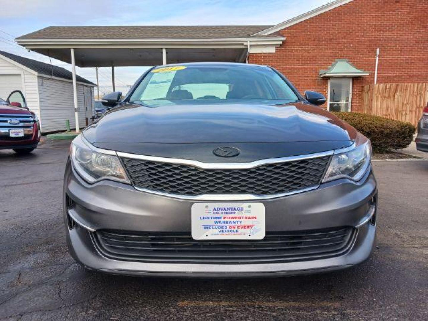 2017 Platinum Graphite Kia Optima LX (5XXGT4L31HG) with an 2.4L L4 DOHC 16V engine, 6-Speed Automatic transmission, located at 1099 N County Rd 25A, Troy, OH, 45373, (937) 908-9800, 40.057079, -84.212883 - Photo#1