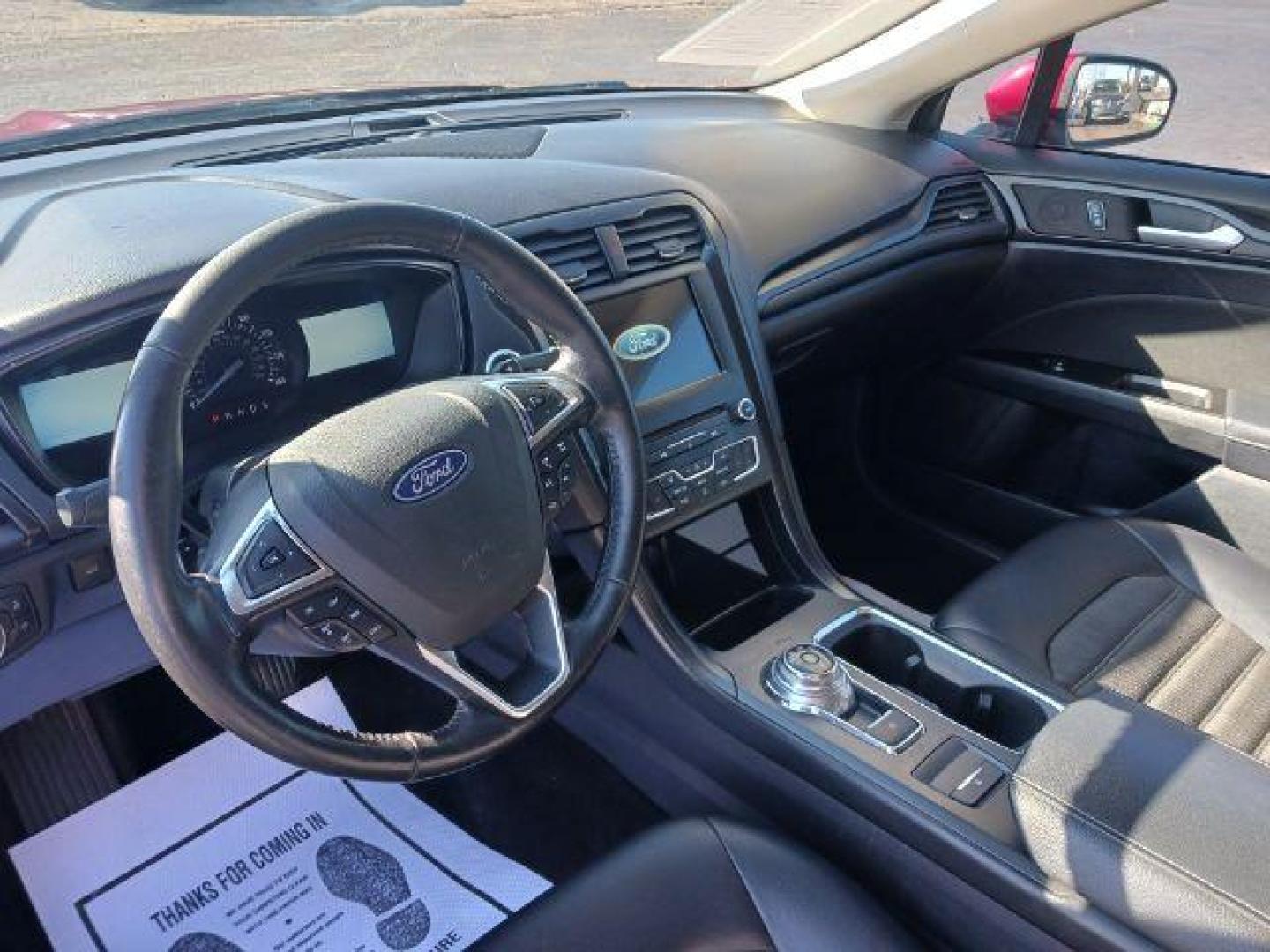 2018 Burgundy Velvet Metallic Tinted Clearcoat Ford Fusion SE (3FA6P0HDXJR) with an 1.5L L4 DOHC 16V engine, 6-Speed Automatic transmission, located at 1230 East Main St, Xenia, OH, 45385, (937) 908-9800, 39.688026, -83.910172 - Photo#6