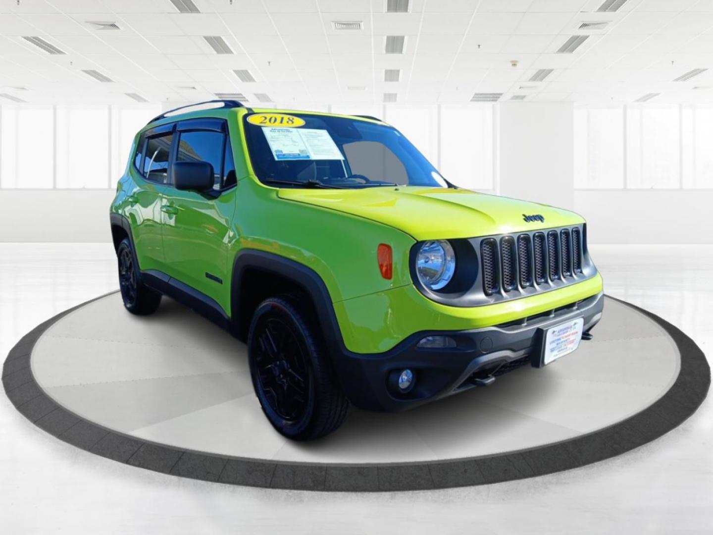 2018 Hypergreen Clear Coat Jeep Renegade Sport 4WD (ZACCJBAB7JP) with an 2.4L L4 DOHC 16V engine, 6M transmission, located at 1099 N County Rd 25A, Troy, OH, 45373, (937) 908-9800, 40.057079, -84.212883 - Photo#5