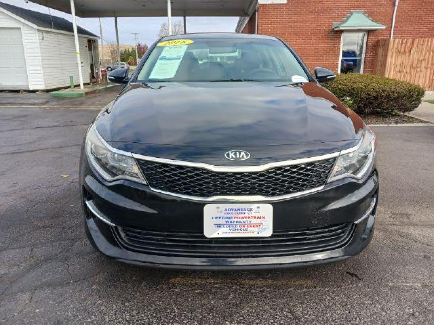 2018 Aurora Black Pearl Kia Optima LX (5XXGT4L36JG) with an 2.4L L4 DOHC 16V engine, 6-Speed Automatic transmission, located at 1184 Kauffman Ave, Fairborn, OH, 45324, (937) 908-9800, 39.807072, -84.030914 - Photo#1