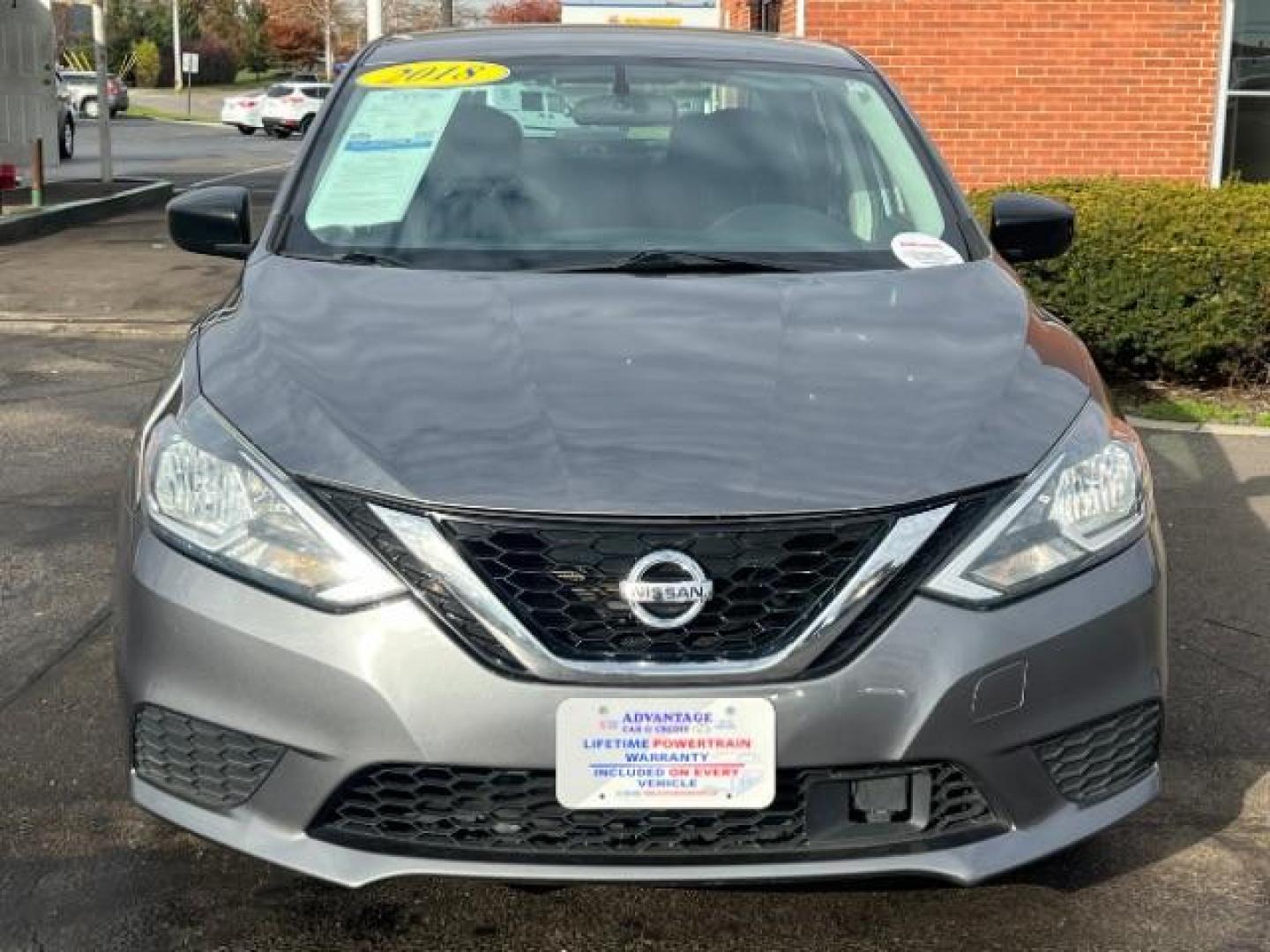 2018 Gray Nissan Sentra S (3N1AB7AP6JY) , located at 1230 East Main St, Xenia, OH, 45385, (937) 908-9800, 39.688026, -83.910172 - Photo#1