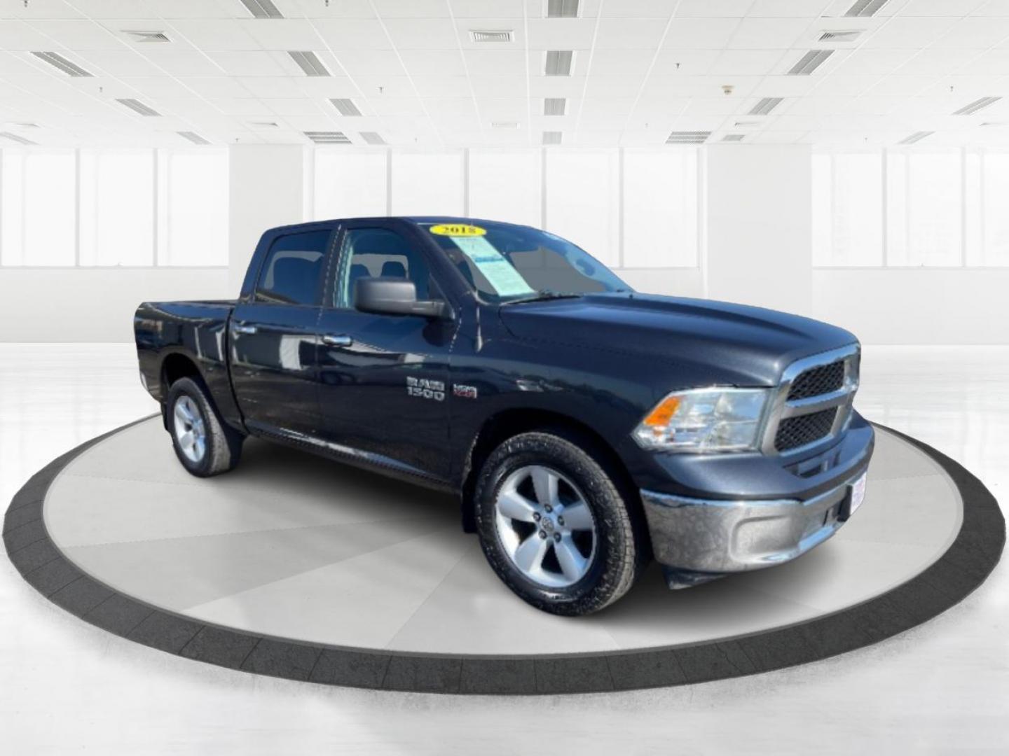 2018 Gray RAM 1500 SLT Crew Cab SWB 4WD (1C6RR7LT8JS) with an 5.7L V8 OHV 16V engine, 8A transmission, located at 1099 N County Rd 25A, Troy, OH, 45373, (937) 908-9800, 40.057079, -84.212883 - Photo#0