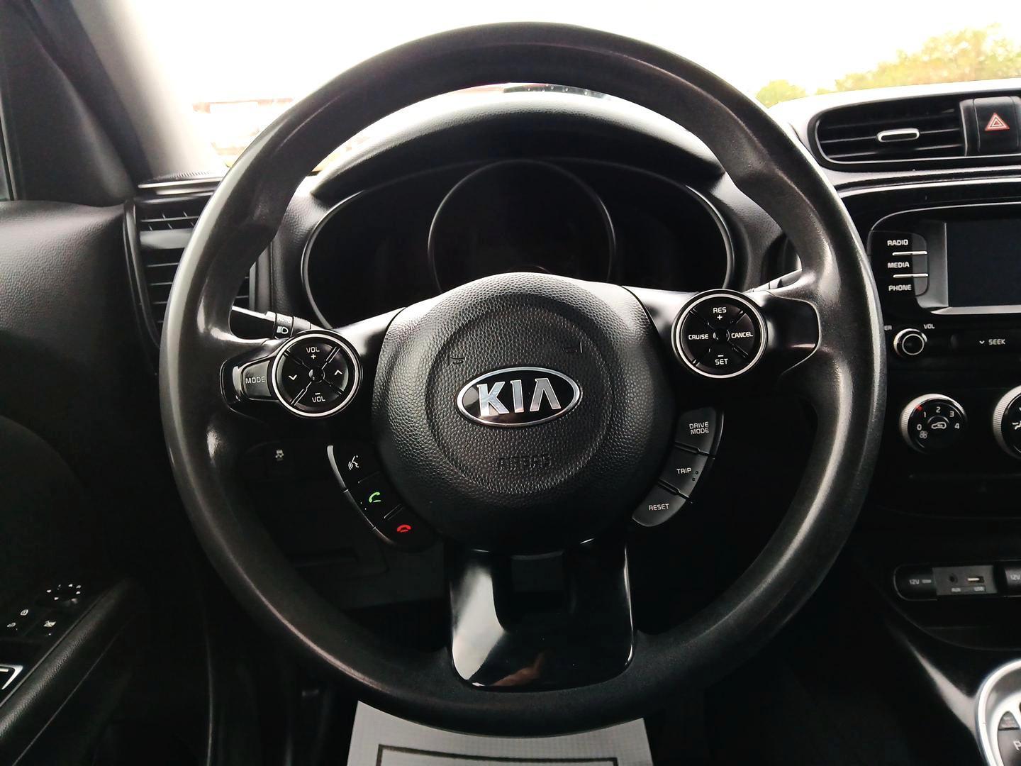 2019 Shadow Black Kia Soul Base 6M (KNDJN2A26K7) with an 1.6L L4 DOHC 16V engine, 6M transmission, located at 1184 Kauffman Ave, Fairborn, OH, 45324, (937) 908-9800, 39.807072, -84.030914 - Photo#15